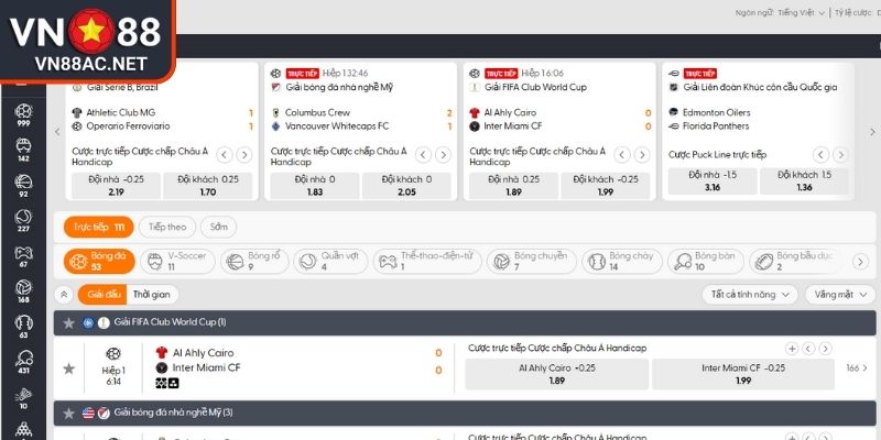 Sảnh BTI VN88 và sự khác biệt trong ngành cá cược
